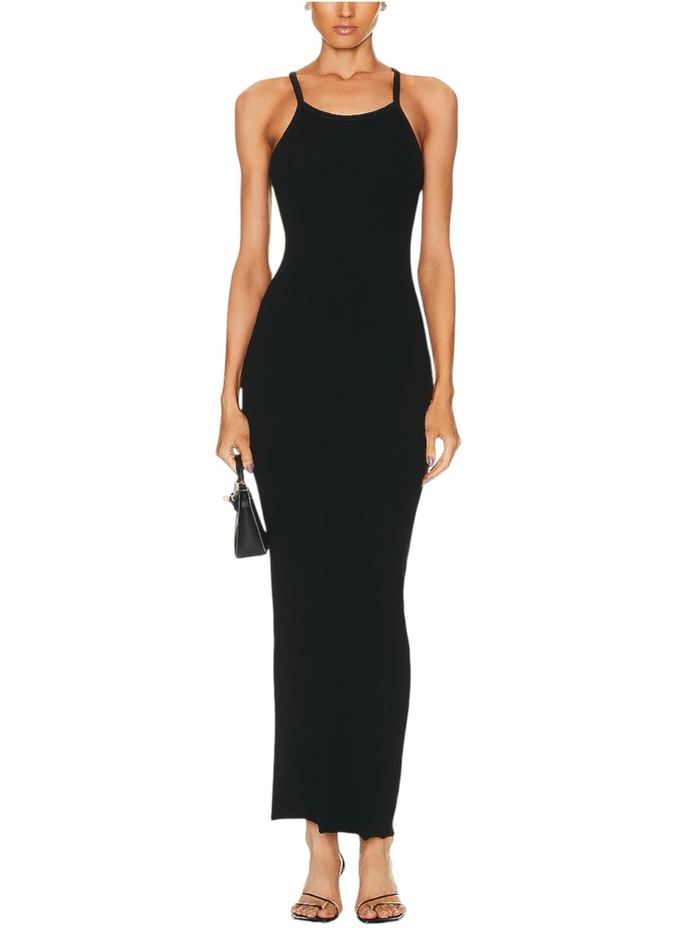 NWT Eterne Terne Ribbed Tank Maxi Dress Size S